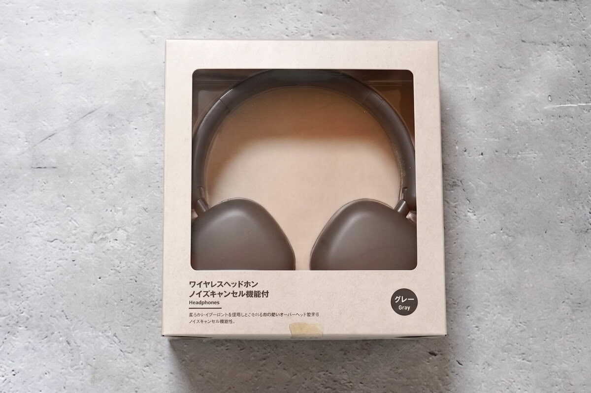 無印良品「ワイヤレスヘッドホン ノイズキャンセル機能付」
