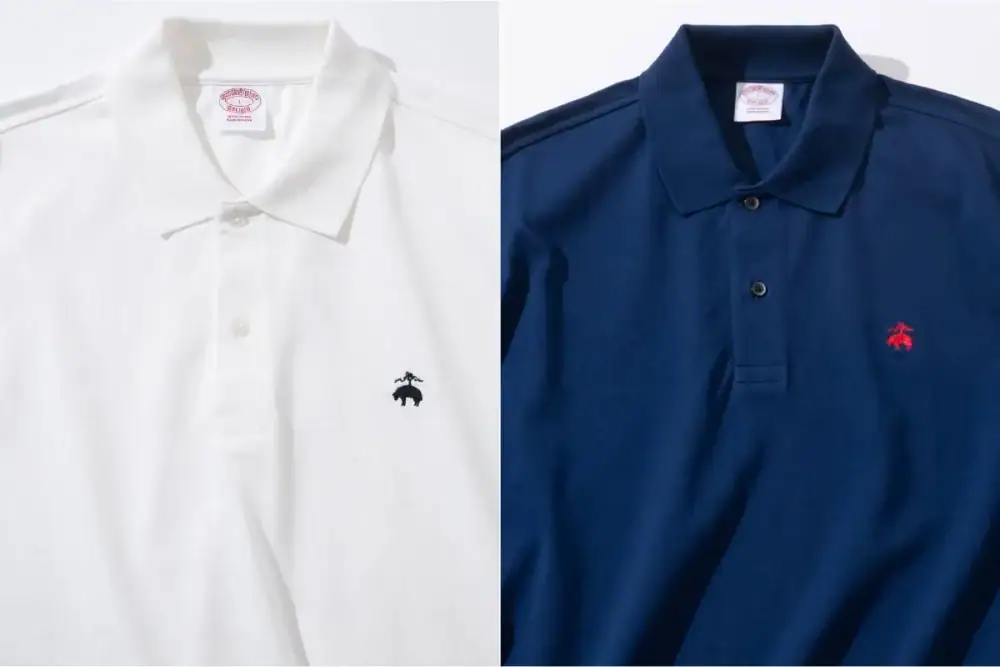 第3位 【Tシャツの快適さ×ポロの上品さ】「ブルックス ブラザーズ×ブルーブルー」別注コレクション第6弾は、新色ブラックも必見の天竺ポロシャツ