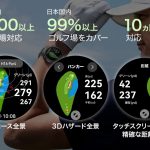 最新のゴルフ機能でスコアアップに役立つ