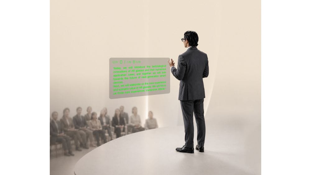 AIテレプロンプターは、話すペースに合わせて原稿を自動スクロール。プレゼンテーションやスピーチ、動画収録、オンライン配信などで、自然な目線を保ちながら話すことをサポート