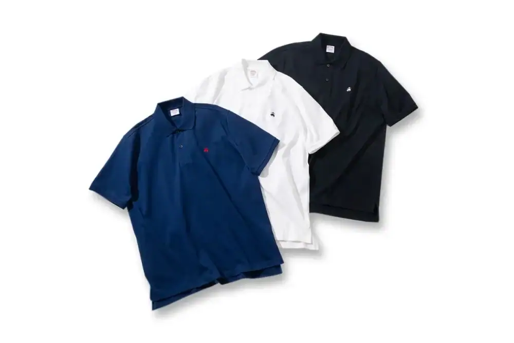 第3位 【Tシャツの快適さ×ポロの上品さ】「ブルックス ブラザーズ×ブルーブルー」別注コレクション第6弾は、新色ブラックも必見の天竺ポロシャツ
