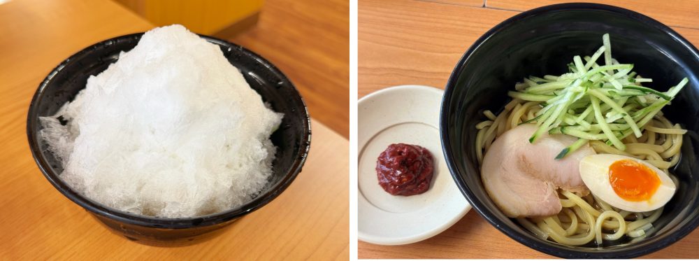 かき氷×冷麺の“ひんやり体験”!?「スノーマウンテン旨辛冷麺」