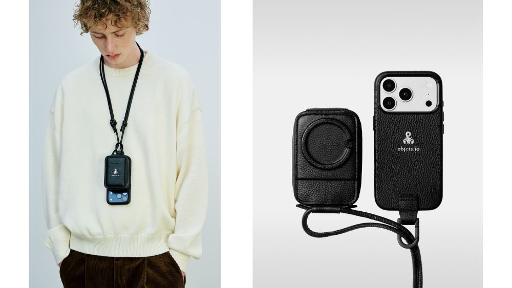 objcts.io「MagWear for SOPHNET.マイクロバッグ(アジャスタブルストラップ + iPhoneケースセット)」¥37,400/iPhone 17、17 Pro対応/約123g