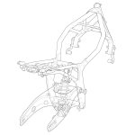 鋼管ダイヤモンド式を採用した新設計のフレーム。