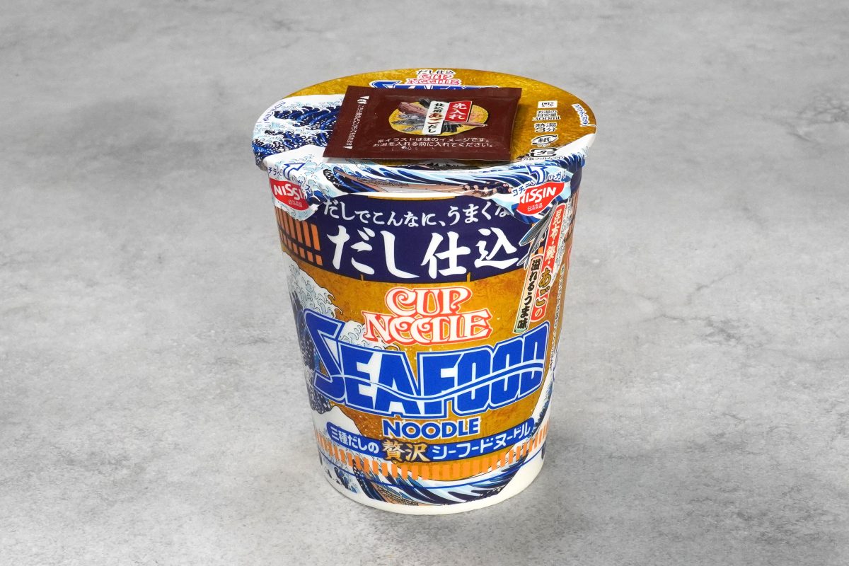 日清食品
だし仕込 カップヌードル シーフードヌードル
各￥259（税別）
