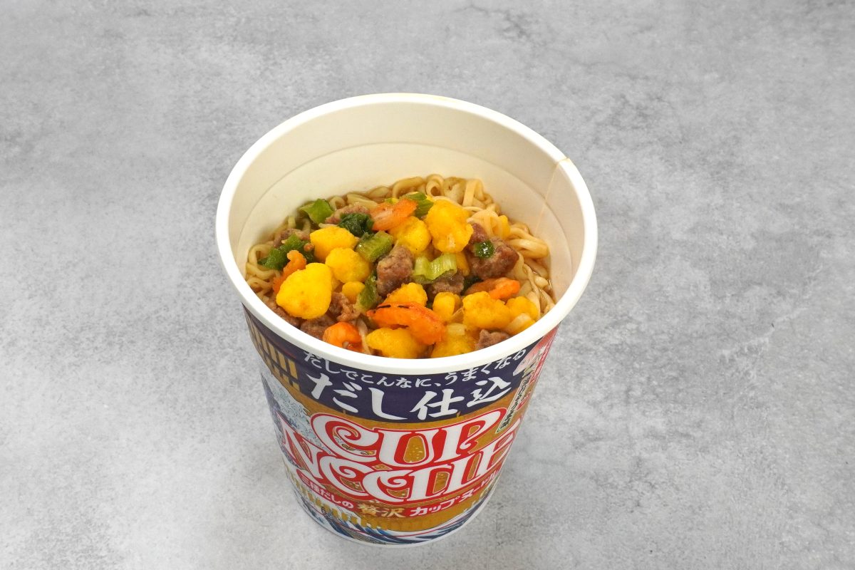 日清食品
だし仕込 カップヌードル
各￥259（税別）
