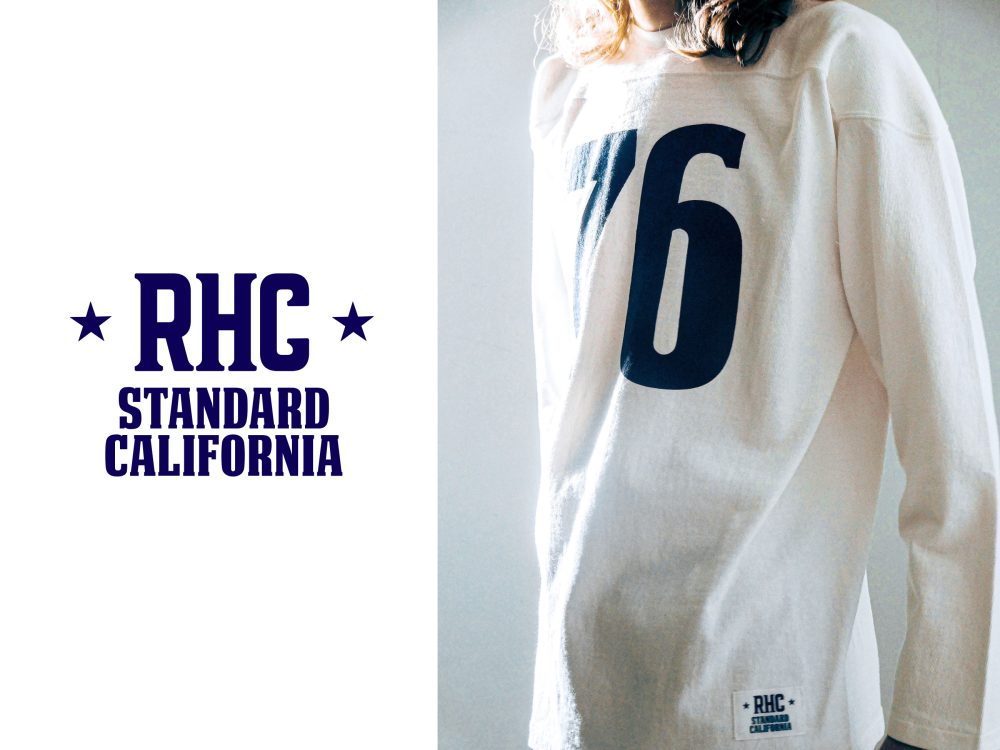 【普通のTシャツ、飽きてない？】スタンダード カリフォルニア×RHC ロンハーマンの別注フットボールTは経年変化も楽しめる逸品