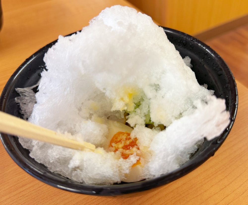 冷麺にかき氷！？