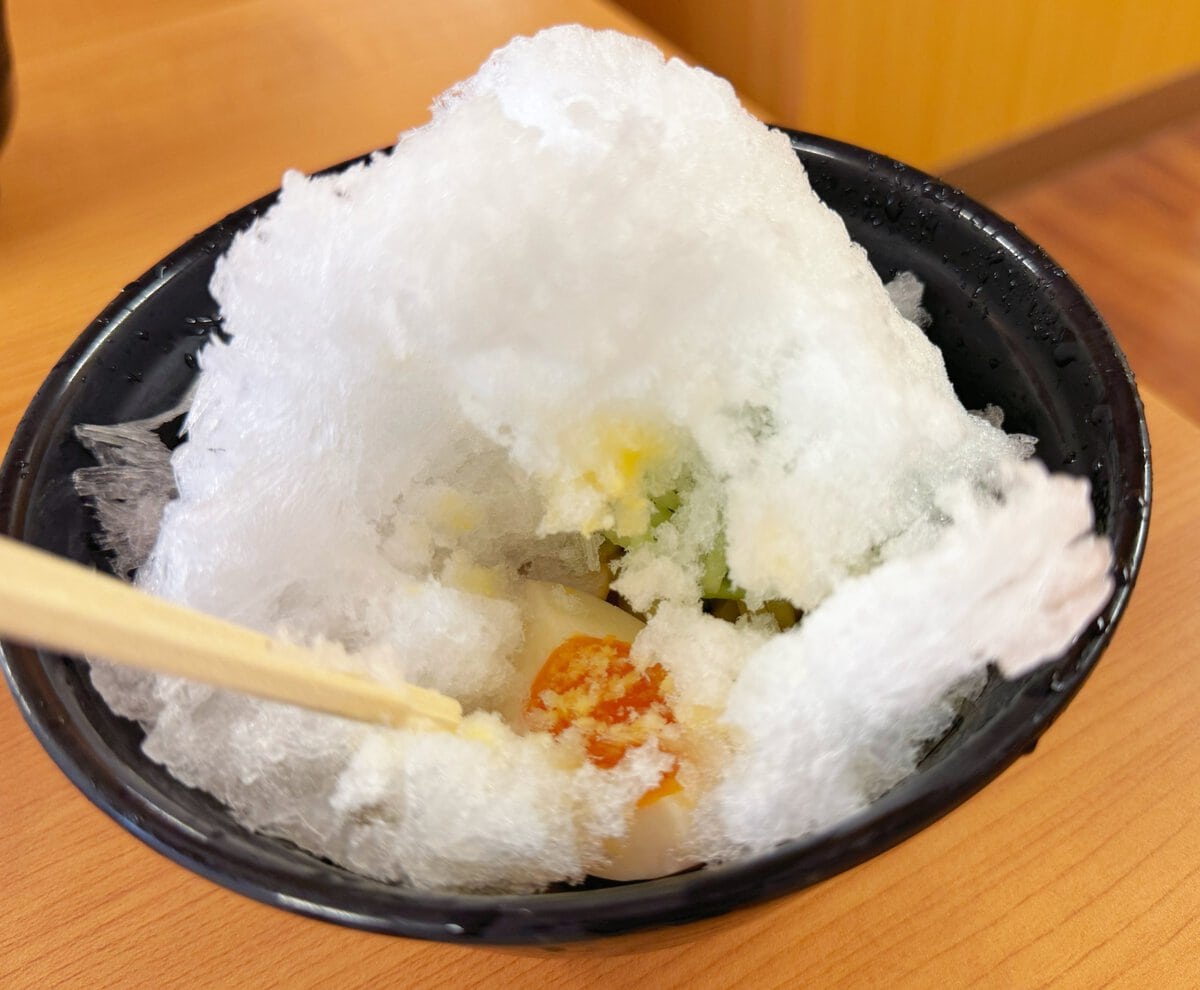 冷麺にかき氷！？