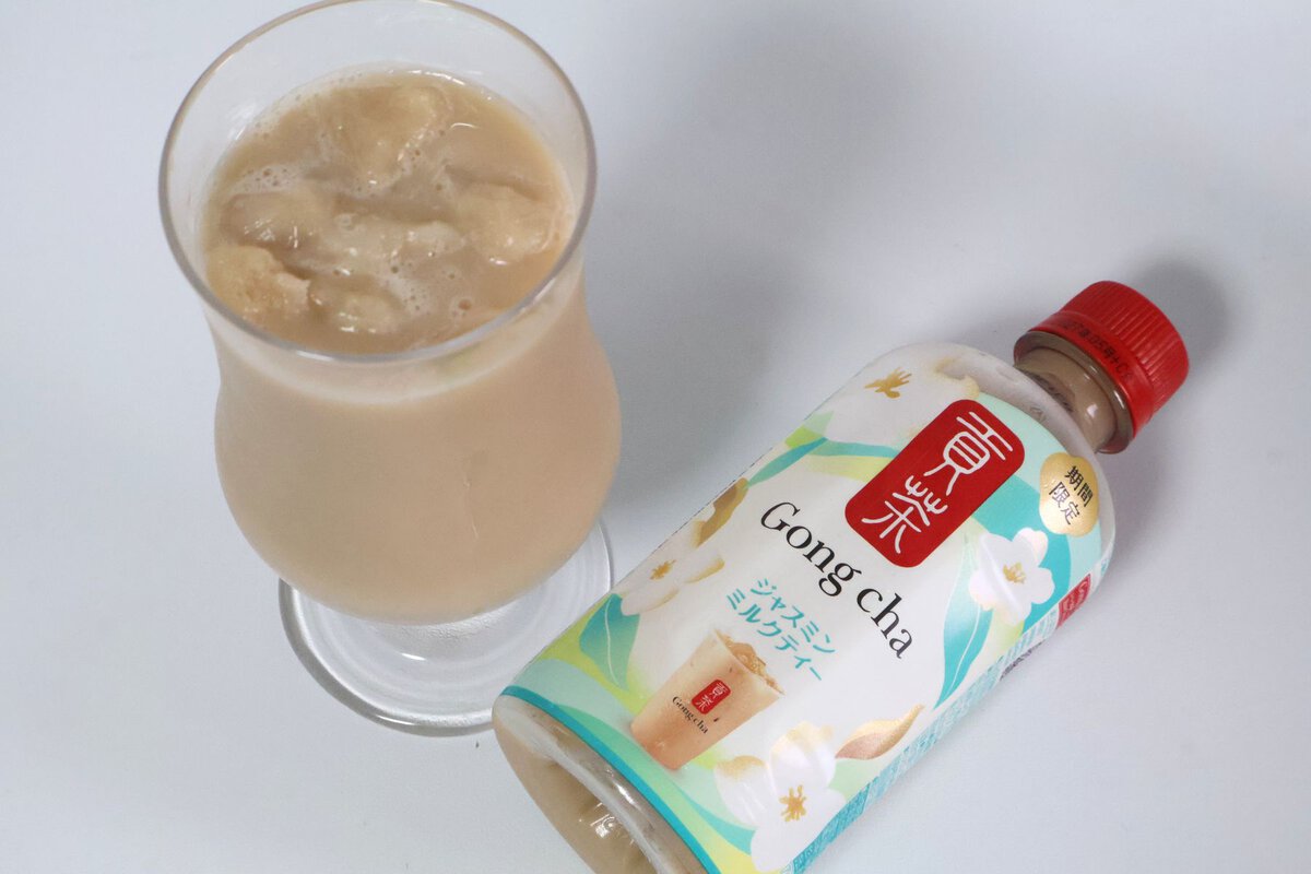 砕けなかった氷は「ゴンチャ　ジャスミンミルクティー」に入れて飲むと◎
