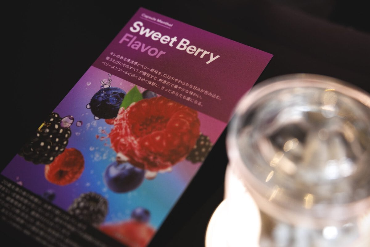 JT Ploom AURA（プルーム・オーラ）EVO（エボ）開発中銘柄 テイスティングイベント Ploom Taste Journey カプセルメンソール「スイートベリー」