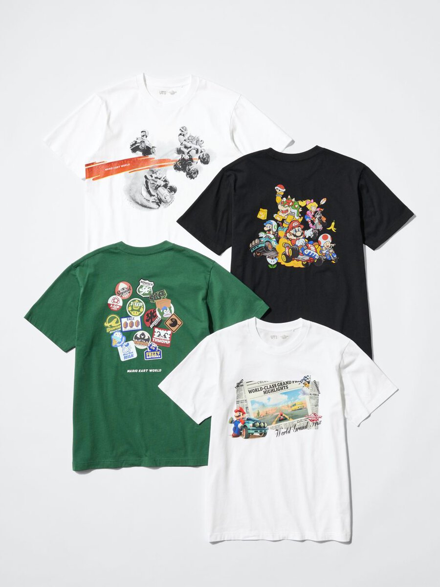 UT「KIDS Tシャツ」各￥990／4柄