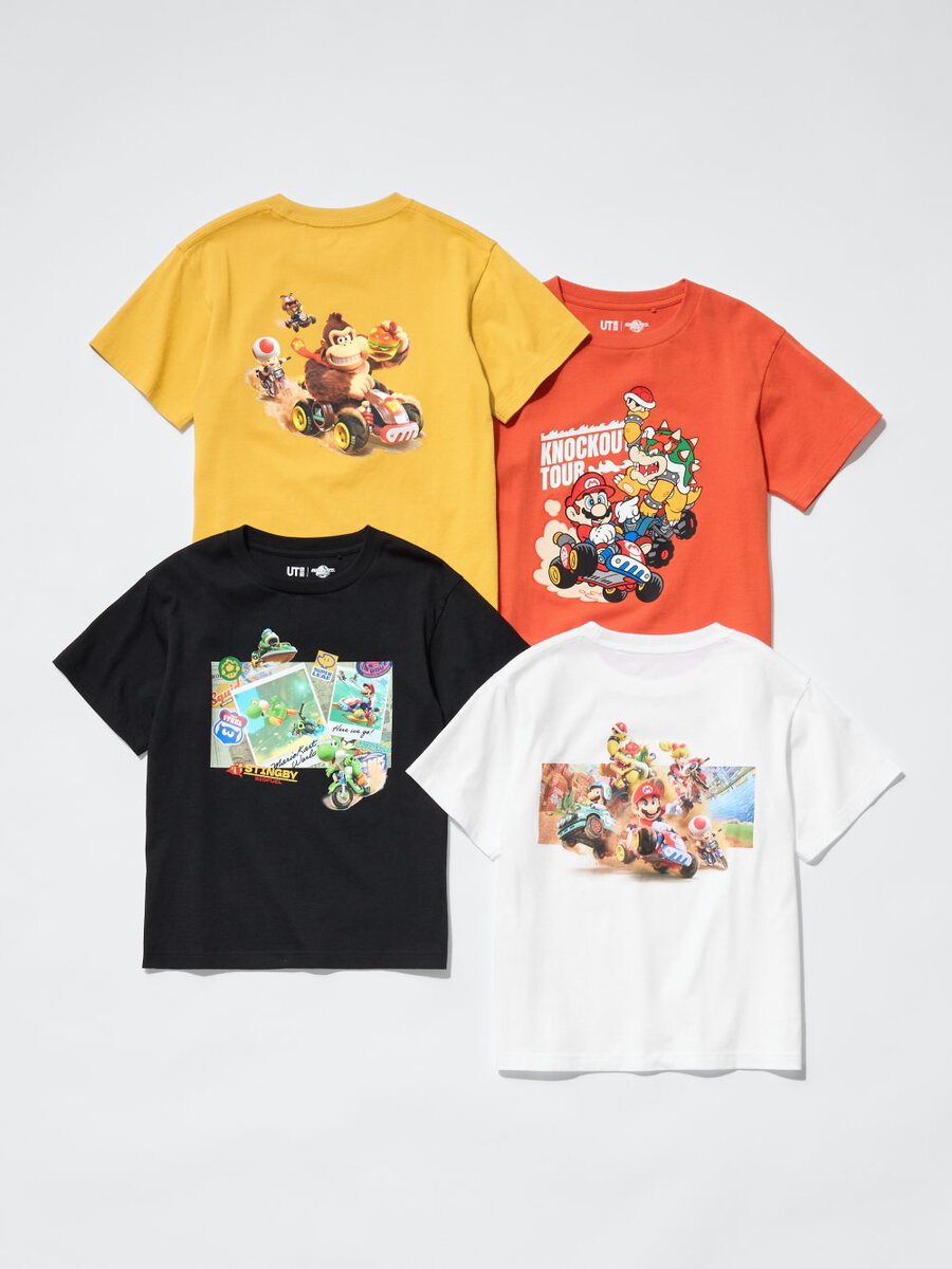 UT「MEN Tシャツ」各￥1,990／4柄