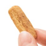 ぱくっと食べやすい一口サイズと心地よい「サクッと」食感