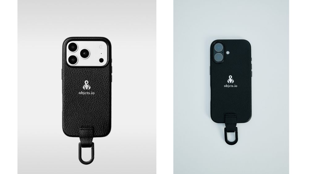 objcts.io「objcts.io × SOPHNET.(カラビナ付iPhoneケース)」¥12,100/iPhone 17、17 Pro対応