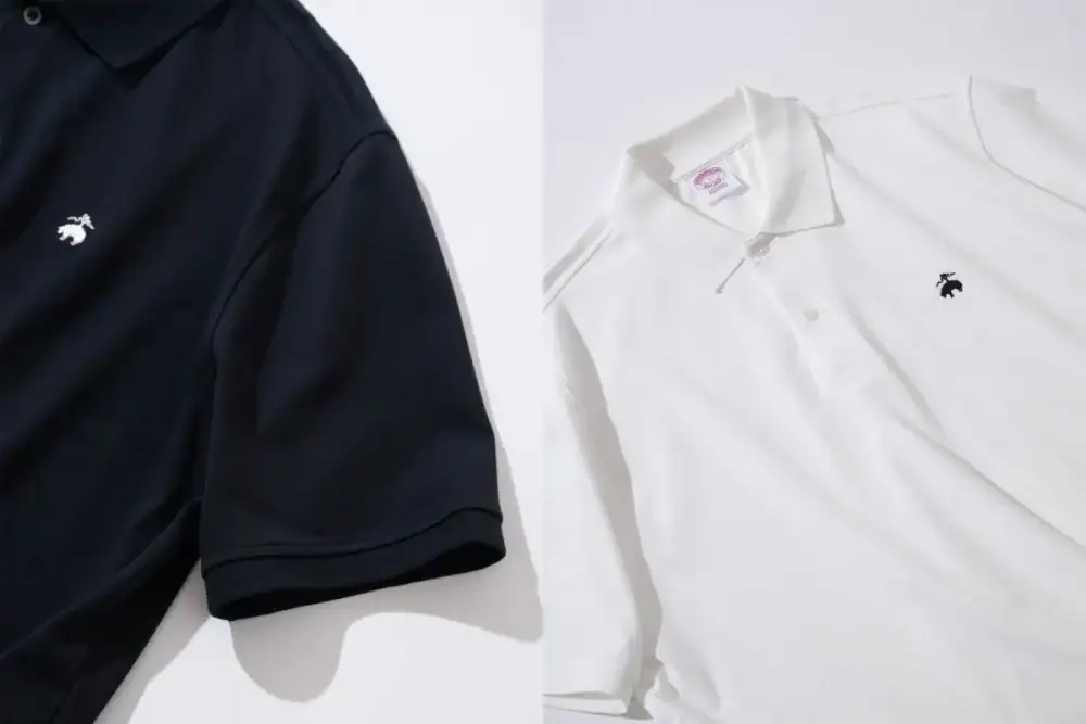 第3位 【Tシャツの快適さ×ポロの上品さ】「ブルックス ブラザーズ×ブルーブルー」別注コレクション第6弾は、新色ブラックも必見の天竺ポロシャツ