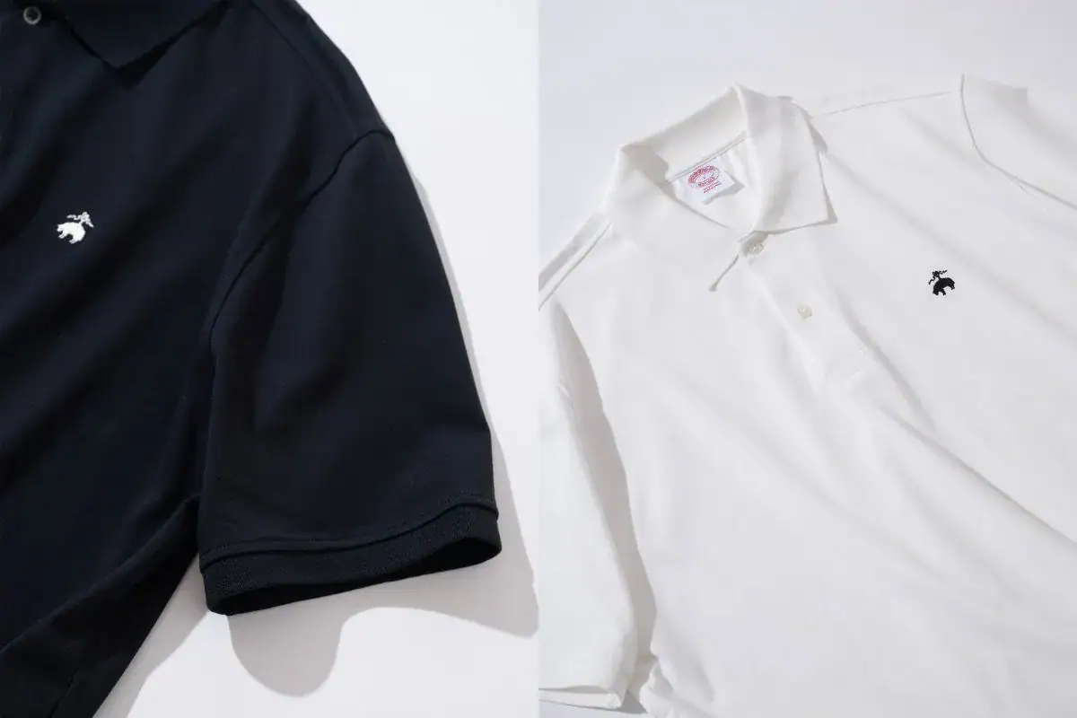 第3位 【Tシャツの快適さ×ポロの上品さ】「ブルックス ブラザーズ×ブルーブルー」別注コレクション第6弾は、新色ブラックも必見の天竺ポロシャツ