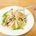 チキンはクリーム系のレシピにとても合う食材です