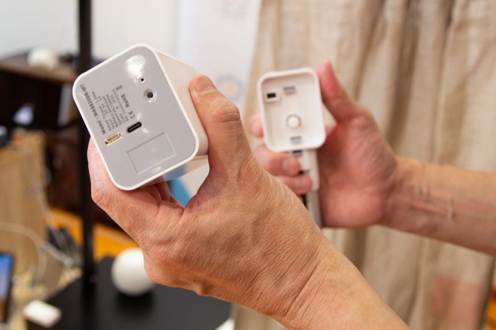 1日に1回ずつ開閉した場合、フル充電で約3ヶ月稼働する大容量バッテリーを搭載
