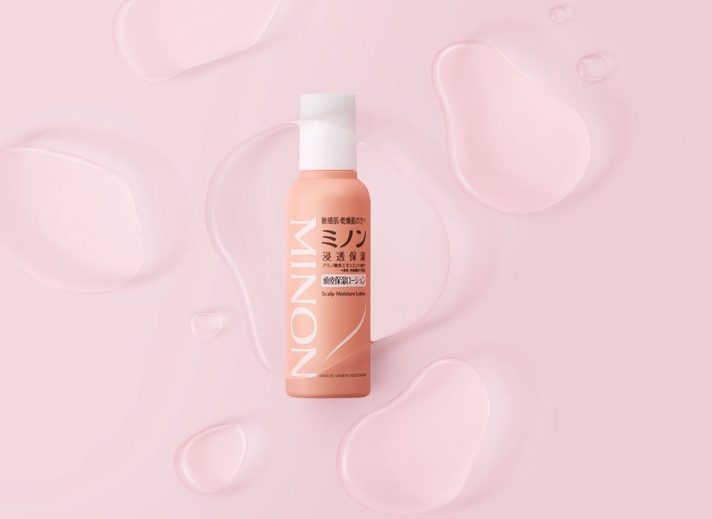 第一三共ヘルスケア ミノン頭皮保湿ローション　120mL ￥1,430（税込）※編集部調べ