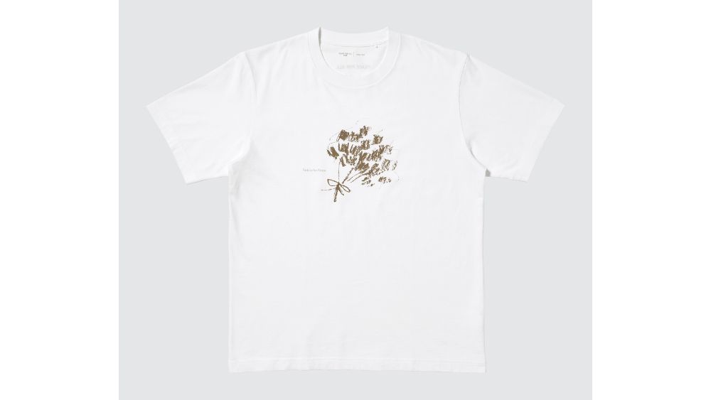ユニクロ「PEACE FOR ALL チャリティTシャツ(隈研吾)」¥1,500
