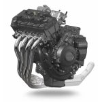 399ccの水冷4ストロークDOHC直列4気筒エンジンを搭載