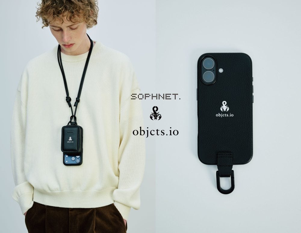【SOPHNET. × objcts.io】待望の初コラボモノはスコーピオンロゴを纏ったウェアラブルなiPhoneケース！