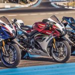 歴代のGSX-Rレースマシンに採用されたデザインをモチーフとしたカラーリング