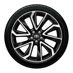 上級グレード「 G“ Z ”」に225/40R18タイヤと18×8Jアルミホイールを標準装備