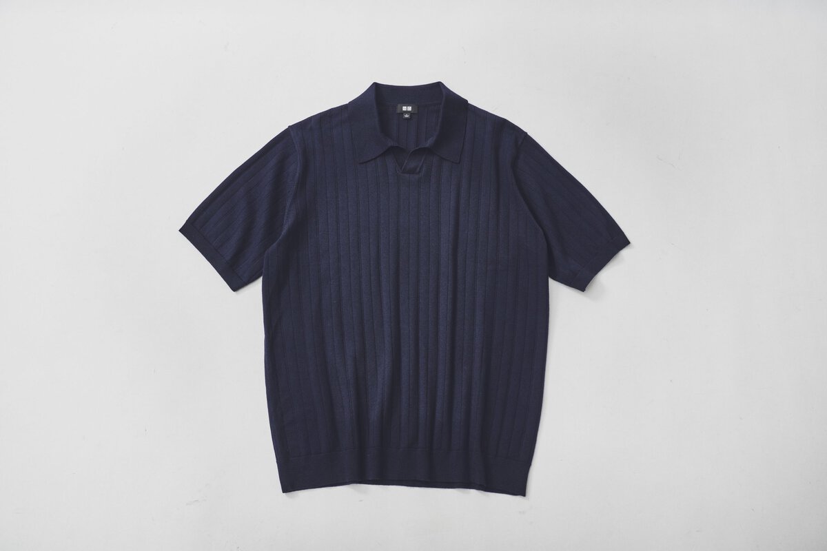 ウォッシャブルスキッパーポロセーター 69NAVY ¥2,990