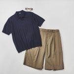 タック入りのショーツと合わせれば清涼感と大人っぽさの両方が手に入る