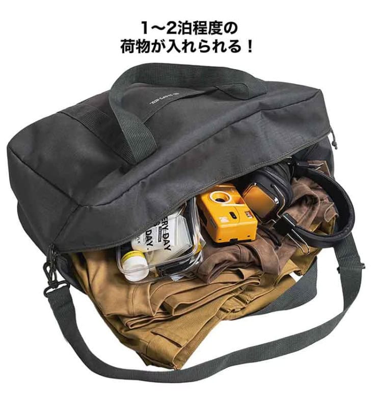 MonoMax10月号通常号 特別付録は「SHIPS any 7大機能搭載 BIGボストンバッグ」! 1~2泊程度の荷物が入れられる