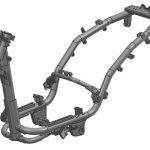 スポーティな走りをしっかりサポートする新設計フレーム