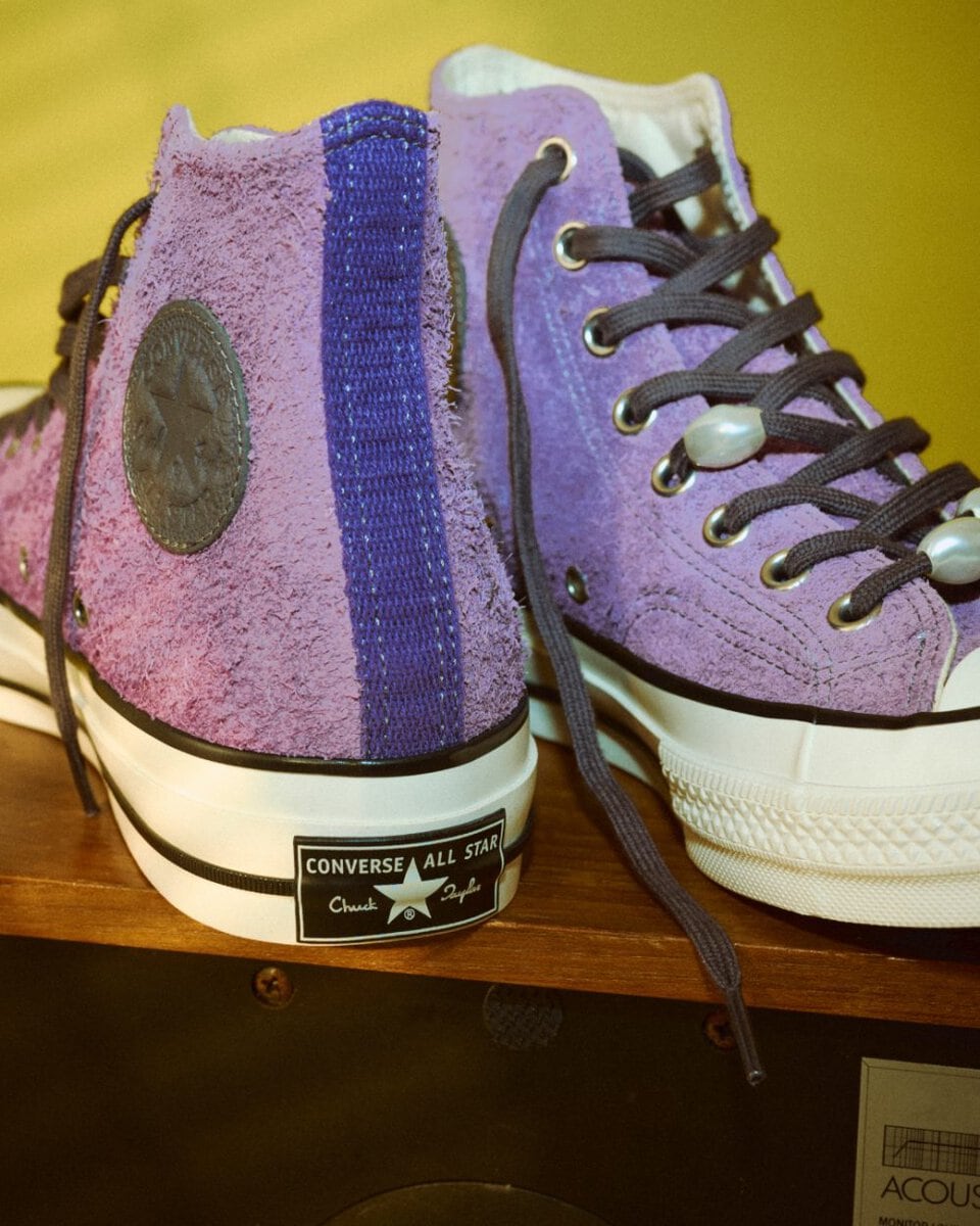 コンバース「スエード オールスター LGCY HI / パープルシングス」¥20,900