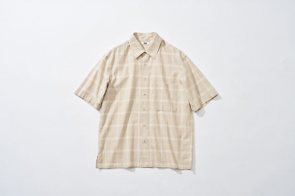 ボクシーシャツ/チェック 31 BEIGE ￥2,990