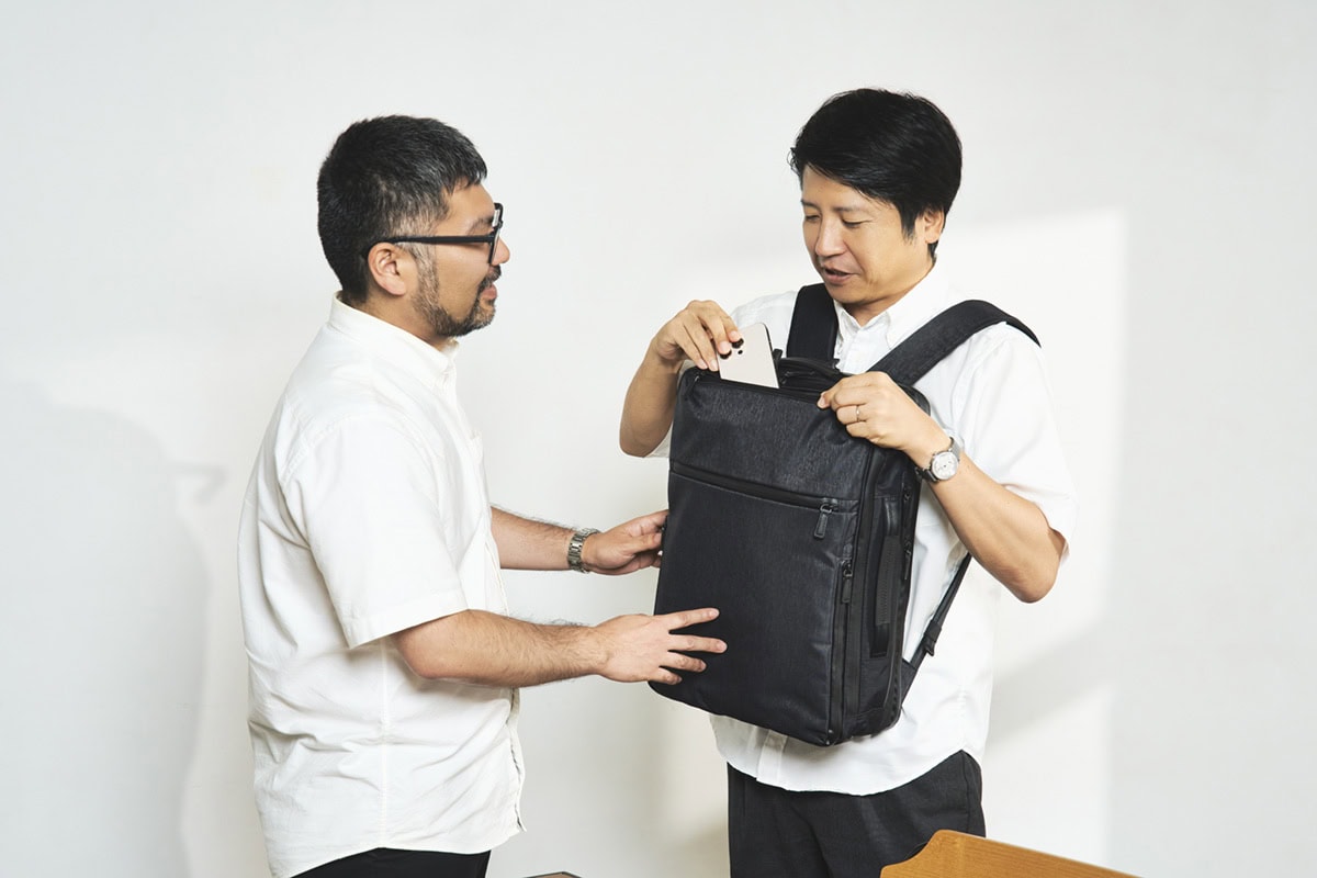 前持ちでも使いやすい収納設計