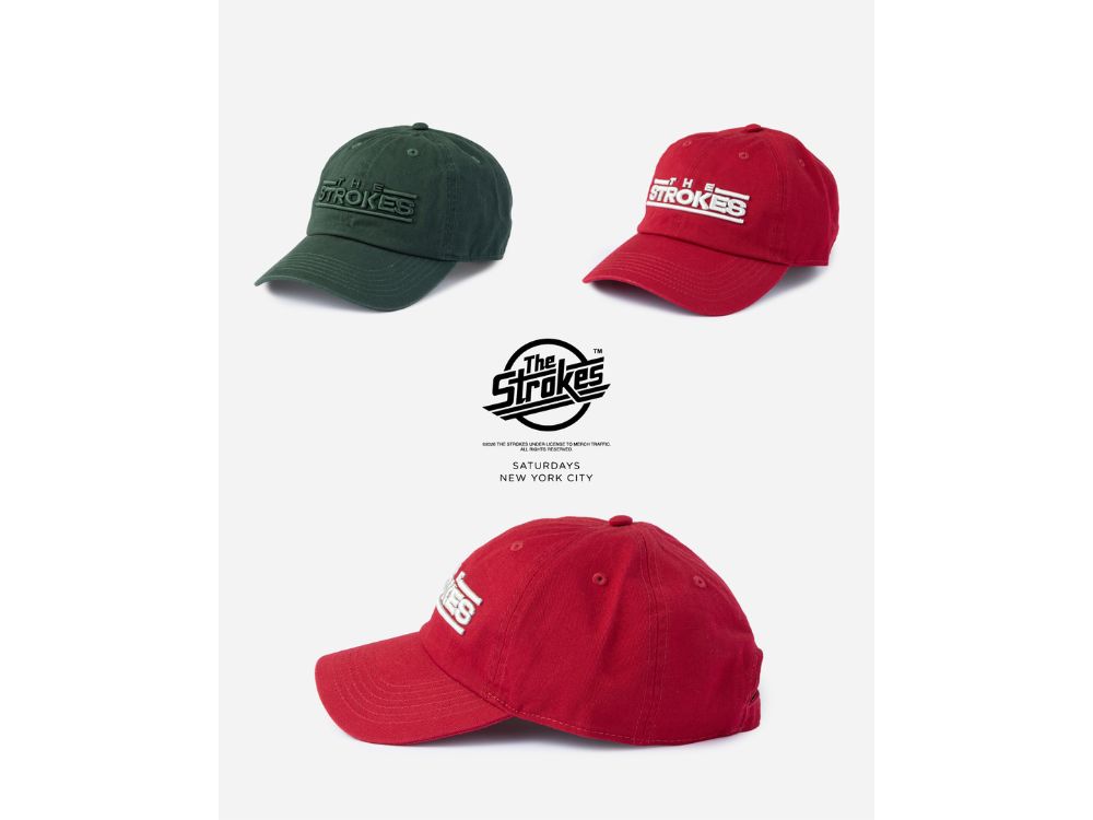 The Strokes for Saturdays NYC「3D Cap」¥7,700/2色展開