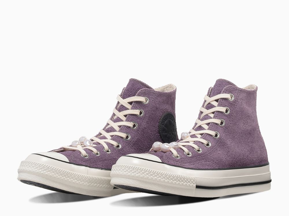 コンバース「スエード オールスター LGCY HI / パープルシングス」¥20,900
