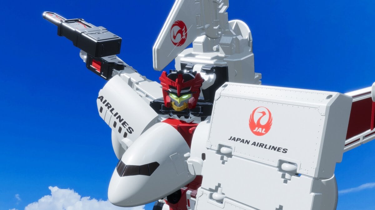空の旅から地球の平和へ】JAL“鶴丸”が全高40cmの巨神に特装合体！男心