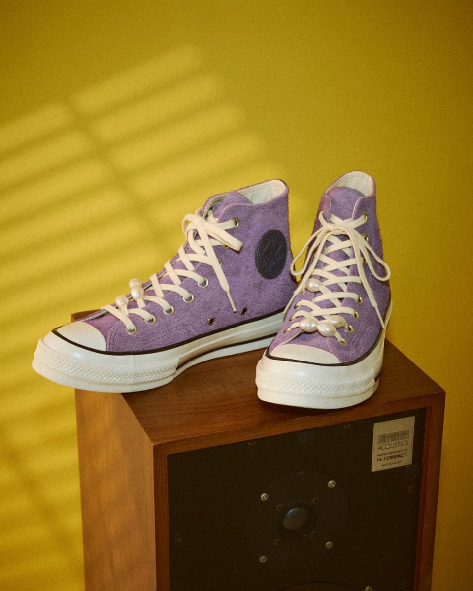 コンバース「スエード オールスター LGCY HI / パープルシングス」￥20,900