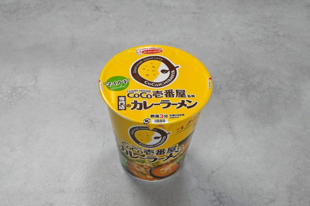 エースコック
タテ型 CoCo壱番屋監修 専門店のカレーラーメン マイルド
