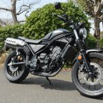 今回のプチツーリングに使用したホンダのスクランブラースタイルのロードスポーツモデル「CL250 E-Clutch」。