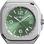 ベル＆ロス「BR-05 GMT GREEN STEEL（ラバーストラップ）」￥770,000／自動巻／幅41㎜／100ｍ防水