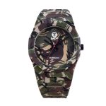 D1 Milano × AAPE BY A BATHING APE®「PCBJAAPE」￥41,800／クォーツ／41.5㎜径／5気圧防水