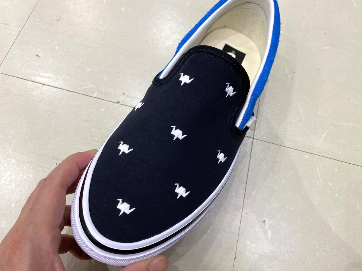 争奪戦必至の注目スニーカー】Vans×リベレイダースの第4弾！折り鶴刺繍