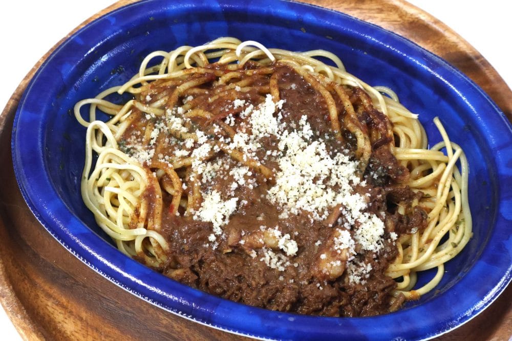 粉チーズをかけるとちょっとだけランクアップ