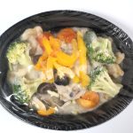 600Wの電子レンジで6分10秒加熱