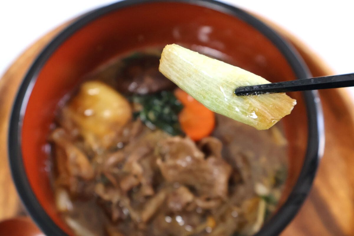 野菜はクタクタ食感