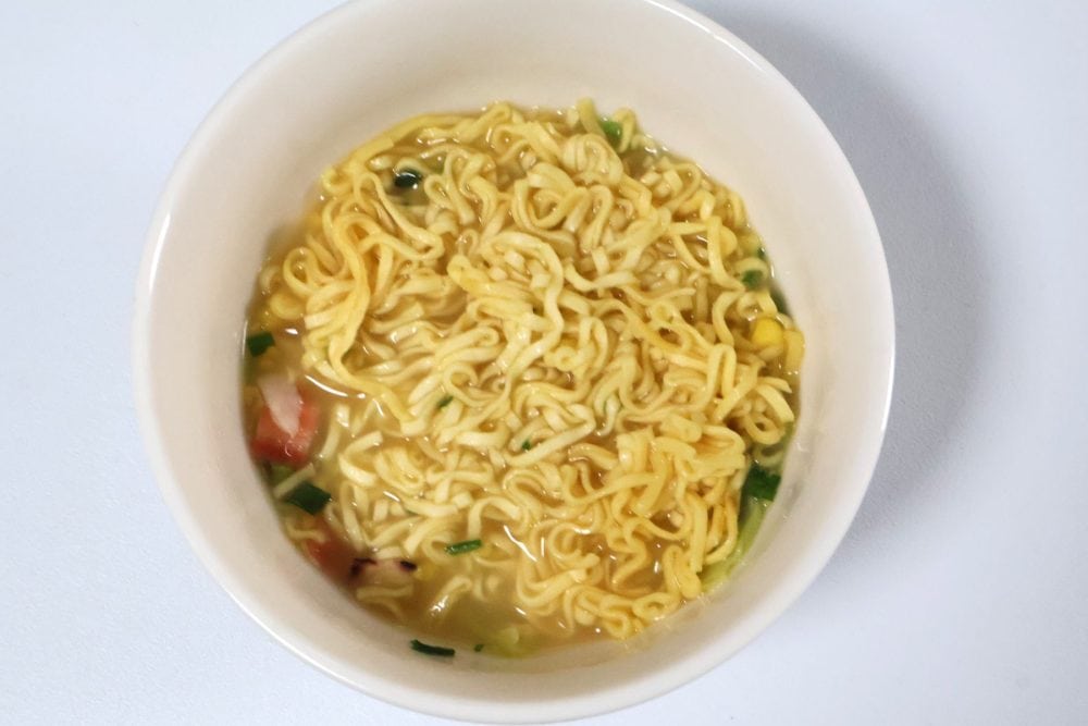 カップヌードルを1個まるごと食べるほどではないときにちょうど良い量