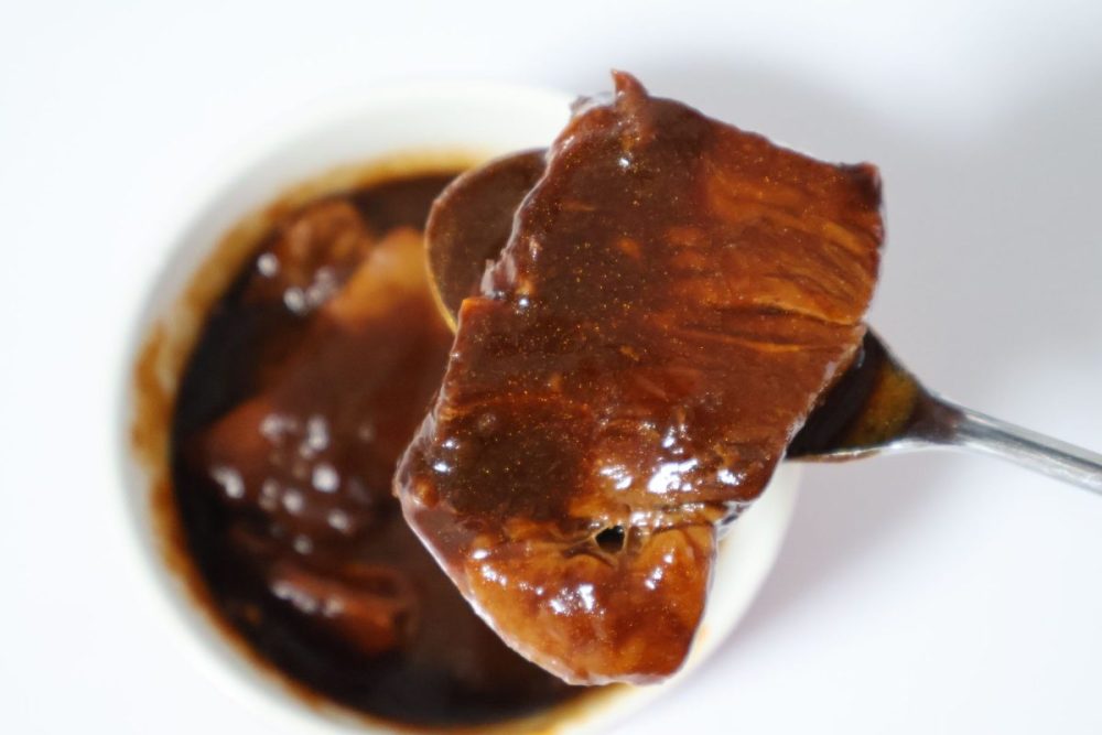牛肉の大きさにびっくり